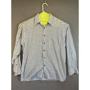 Claudio Nucci‎ Mens Button Up Shirt Size L Short Sleeve